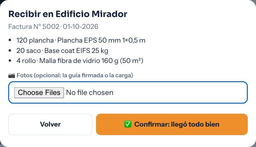 Recibir en Edificio Mirador